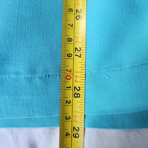 Caribbean Button Up Shirt Men's Large Short Sleeve Blue Modal Blend Casual - Picture 10 of 12